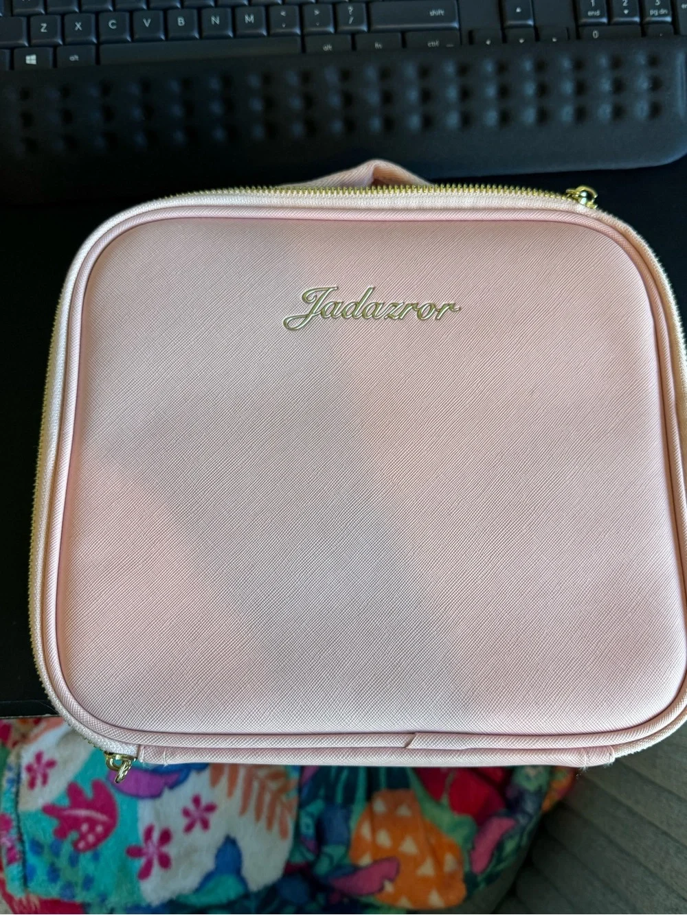 Pink Cosmetic Travel Case